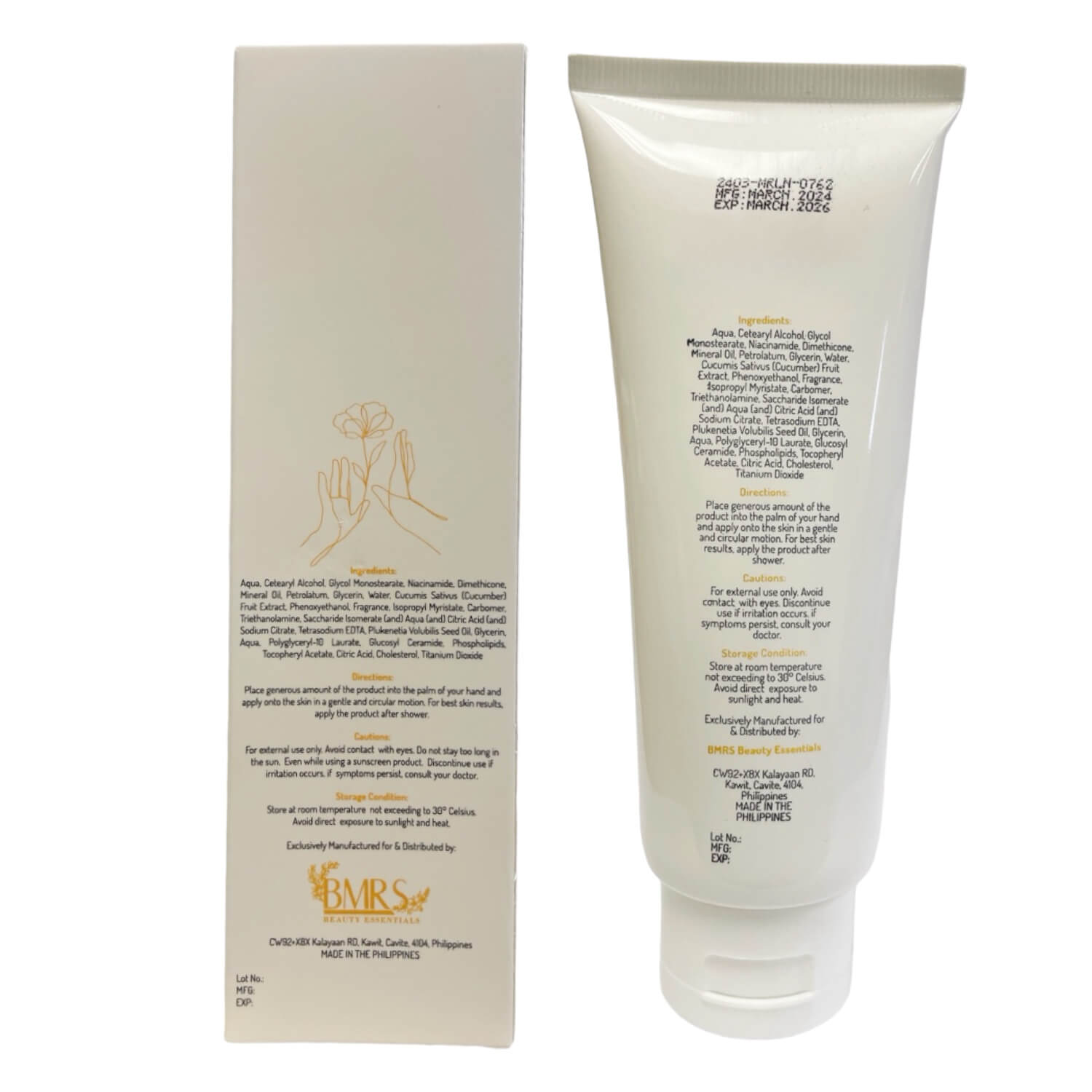 BMRS Beauty Essentials Barrier Boost Lotion ngredients