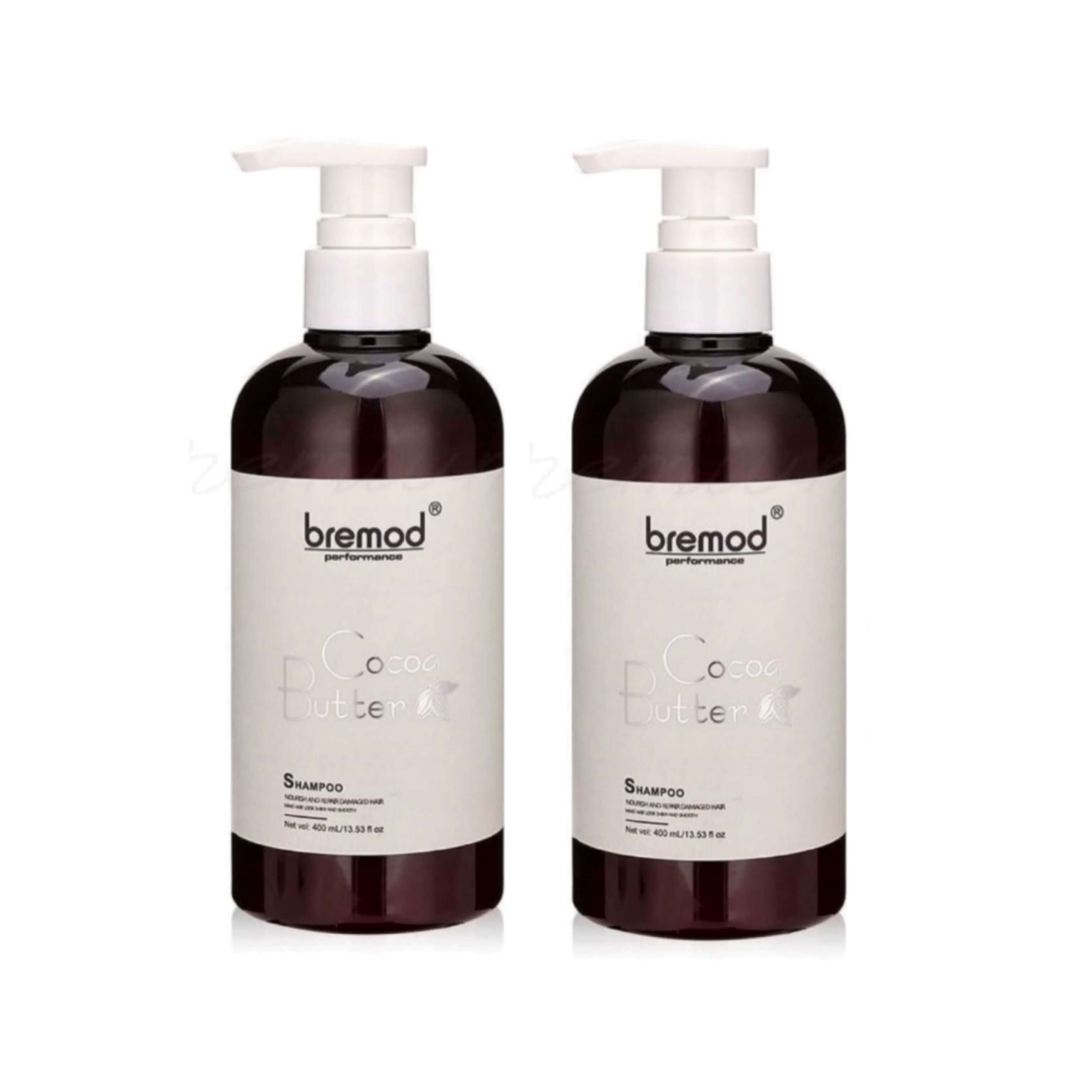 2 Bottles BREMOD Cocoa Butter Nourish & Repair Shampoo