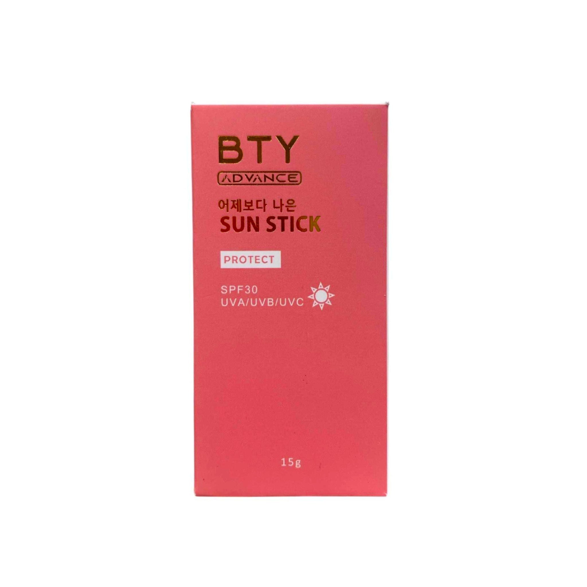 BTY Advance Sun Stick Protect SPF30 broad spectrum sunscreen designed for everyday use
