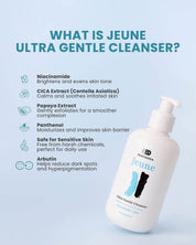 BeauteDerm Jeune Ultra Gentle Cleanser with niacinamide formula