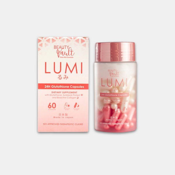 BEAUTY VAULT LUMI 24H Glutathione Capsules (60 Caps) 1 Box