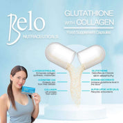 Belo Bundle – Glutathione with Collagen Capsules (30 Count) + Sunscreen 30ml