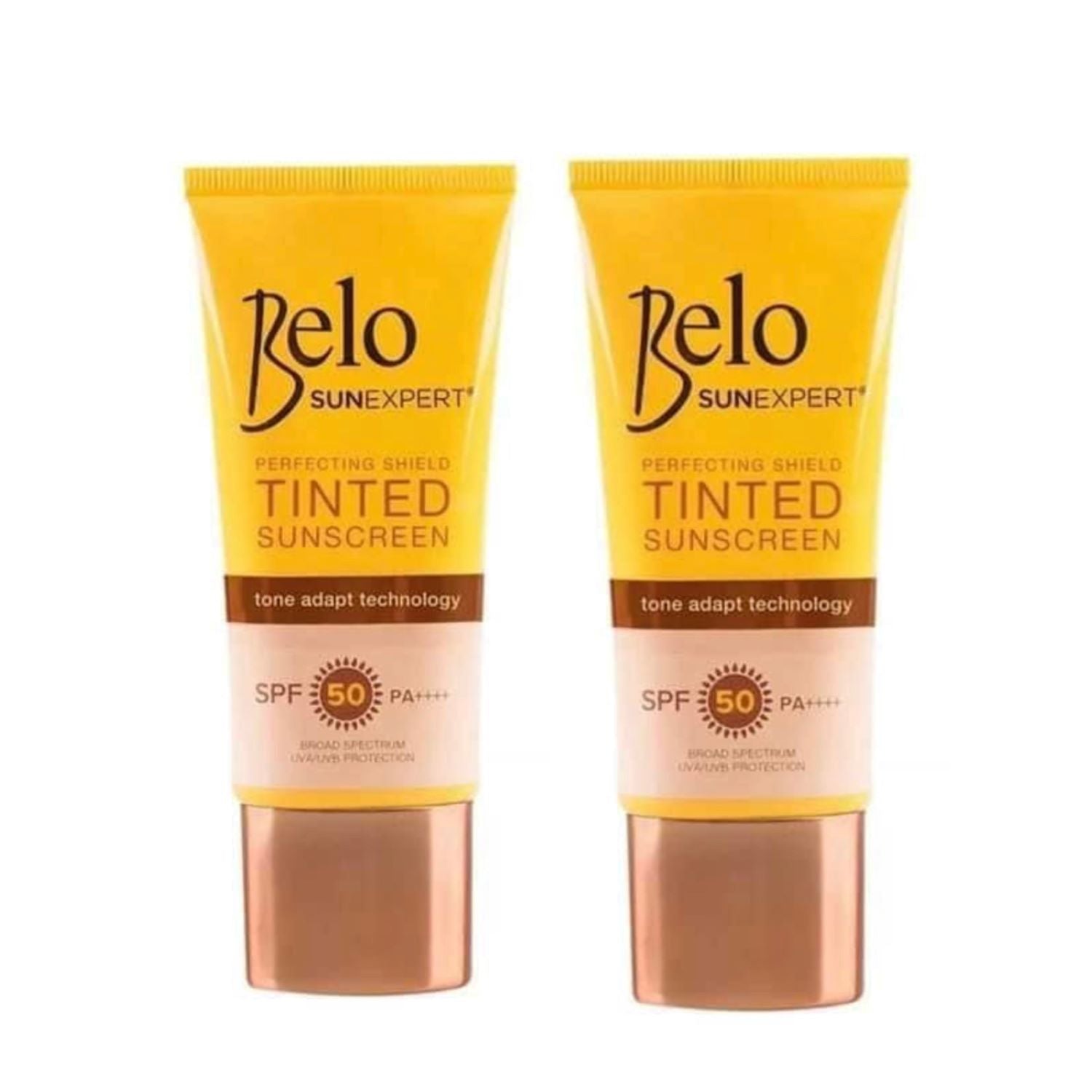 2 Packs Belo Sunexpert Tinted Sunscreen Sunblock SPF 50