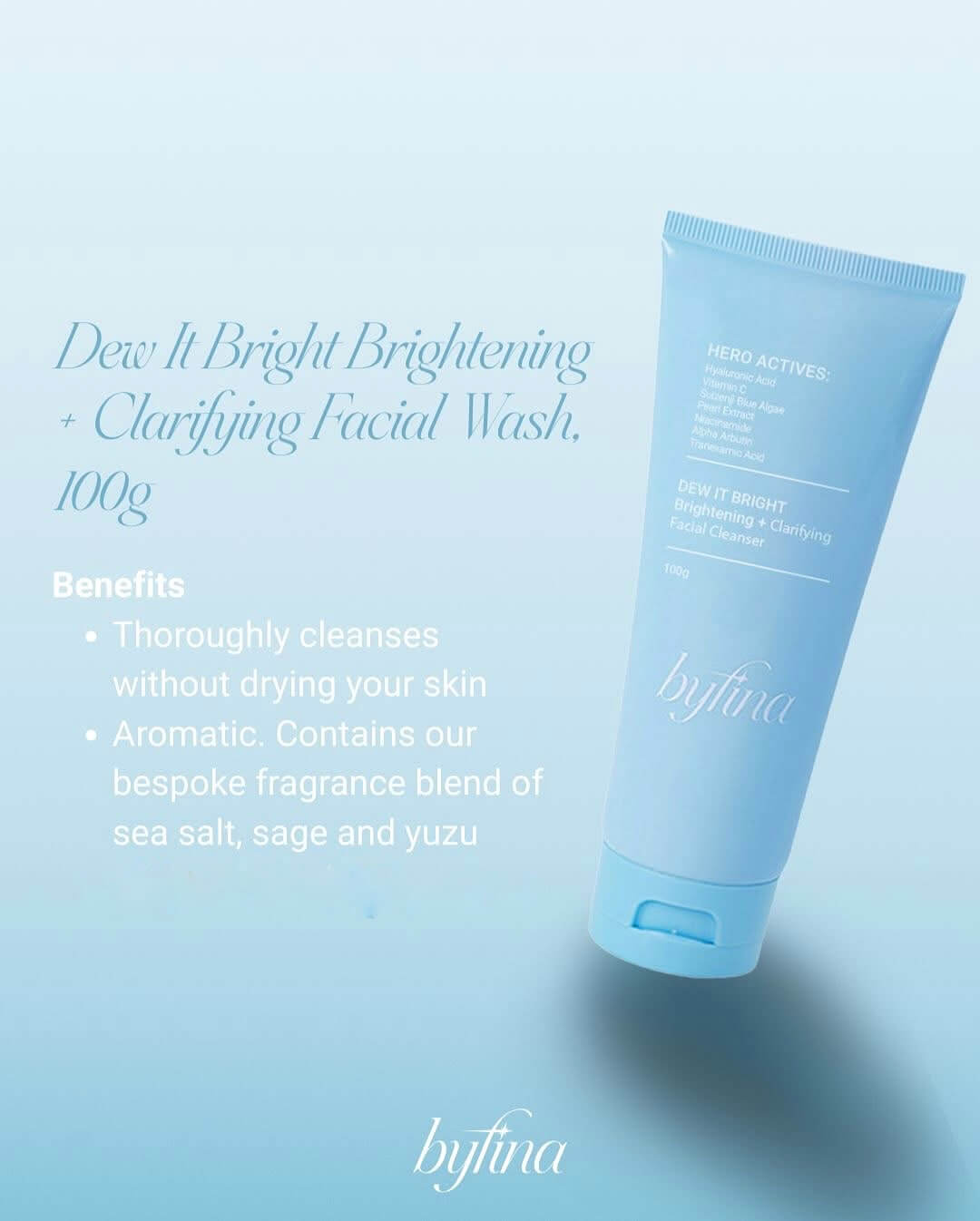Byfina Brightening Essentials Kit featuring Pearl Extract for a luminous, healthy complexion.