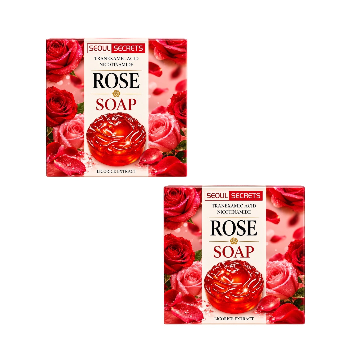 Seoul Secrets Rose Brightening Soap – 80g