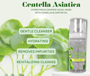 Her Choice PH Centella Asiatica Premium Repair Skincare Set – Facial Foam Wash, Hydrating Toner, Soothing Serum & Moisturizing Cream with Camellia Oil, Aloe Vera, Niacinamide & Hyaluronic Acid – Korean Formula