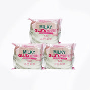 KEISHA White Skin Naturals Milky GlutaWhite Premium Soap 70g x 3 Bars