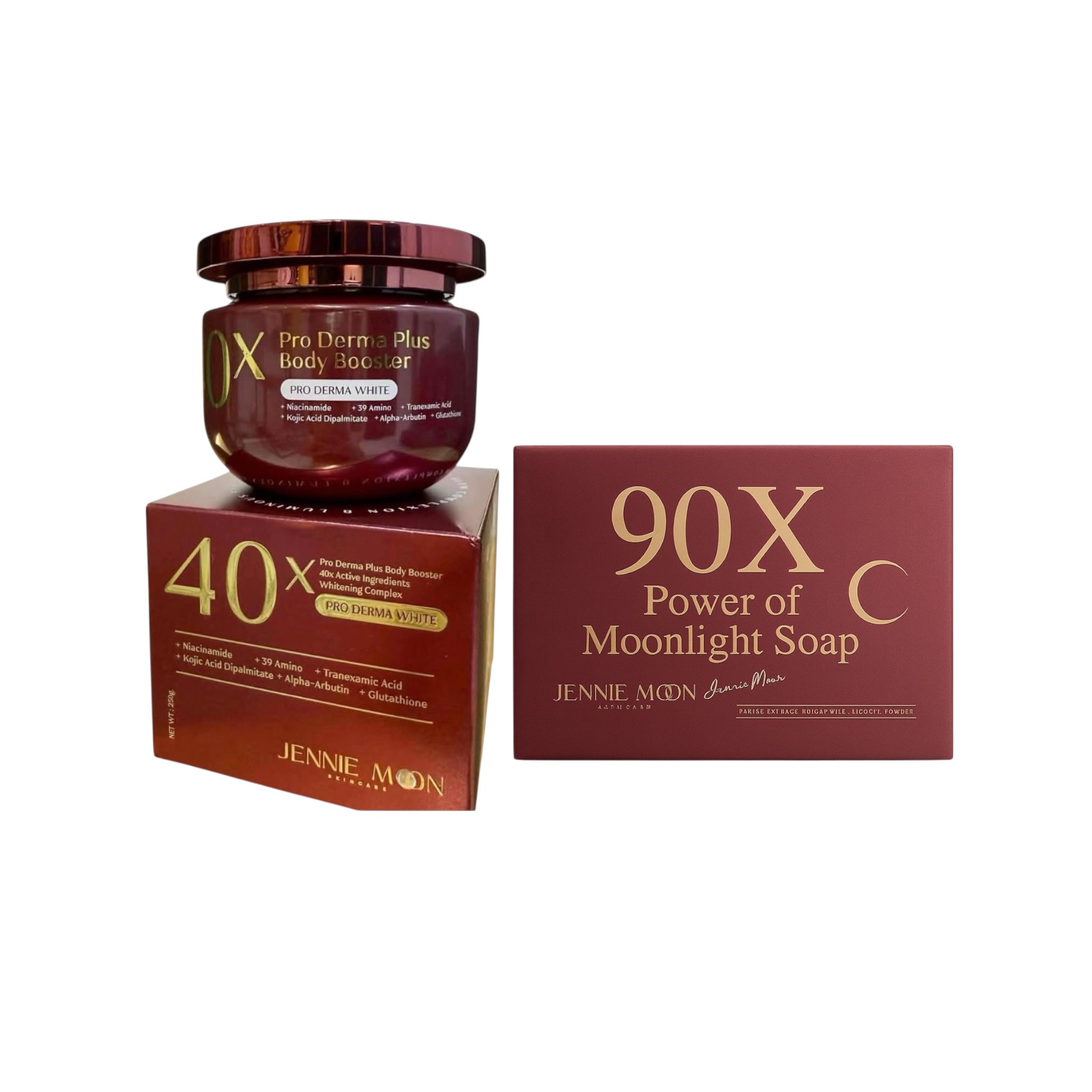 Jennie Moon 40X Pro Derma Plus Body Booster - Lightweight Gel-Cream Moisturizer with 40X Active Ingredients Complex - 250g