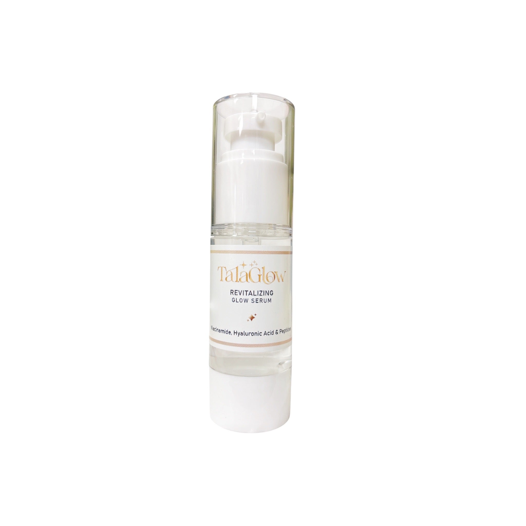 TalaGlow Revitalizing Glow Serum - 30ml | 5% Niacinamide & Hyaluronic Acid with Advanced Peptide Complex | Enhance Natural Skin Radiance and Deep Moisture Retention