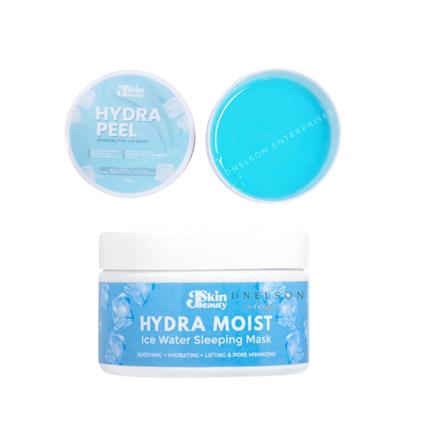 J Skin Hydra Moist Ice Water Sleeping Mask & Hydra Peel-Off Renewing Mask