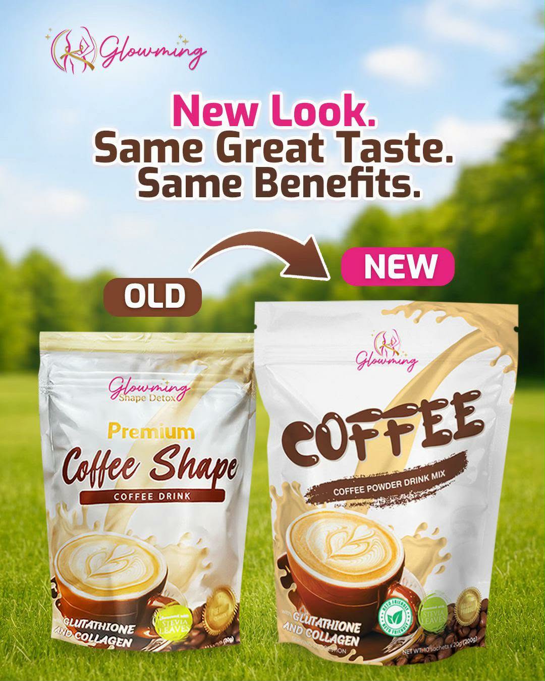 Cris Cosmetics Glowming Coffee Drink Powder Drink - 20g x 10 Sachets