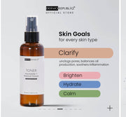 DERMO REPUBLIQ Clarifying Toner 100 mL suitable for all skin types for refreshed feel