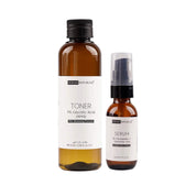 DermorepubliQ 7% Glycolic Acid Toner + 5% Niacinamide + Hyaluronic Acid Serum Duo – gentle exfoliate and hydration set