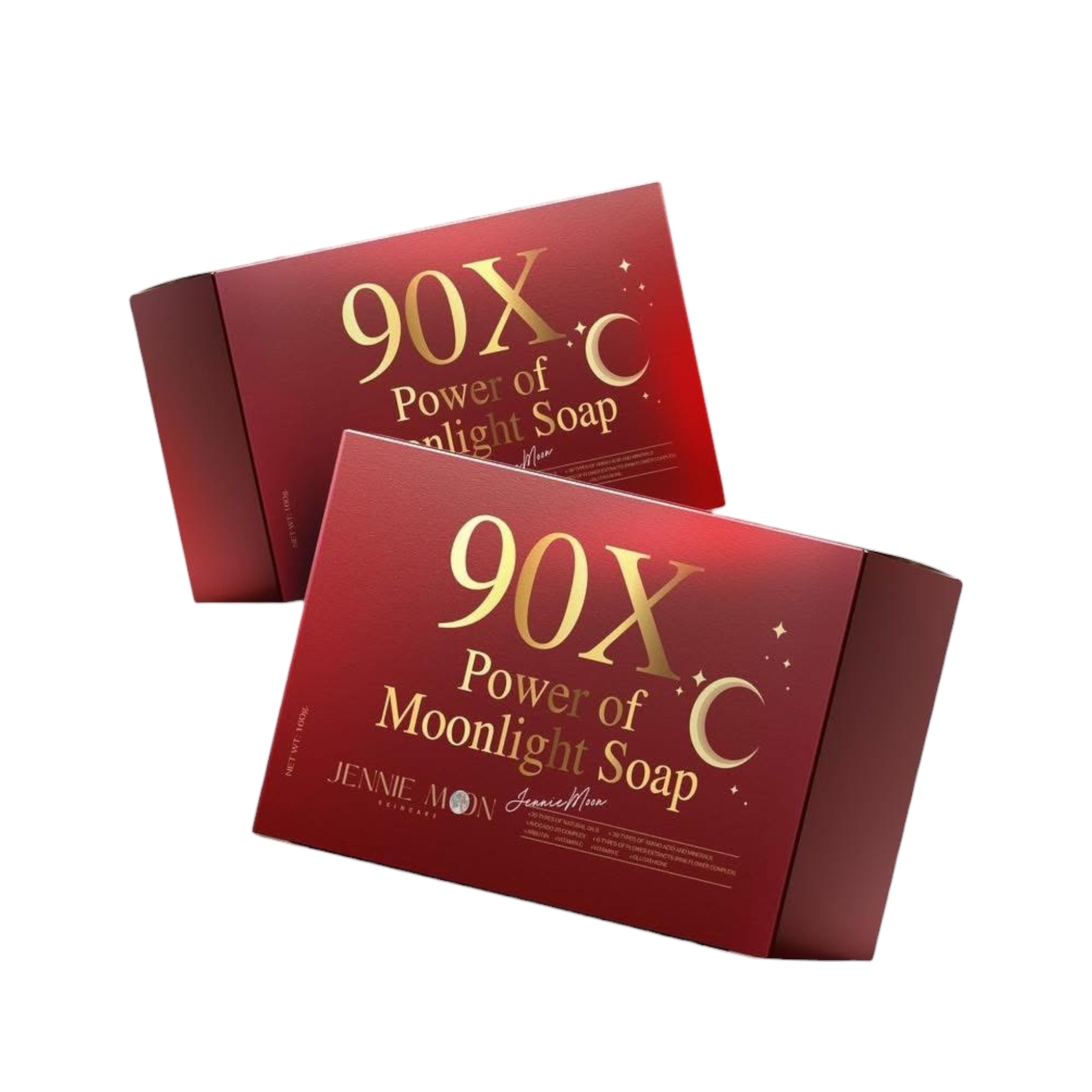 JENNIE MOON C 90X Moonlight Facial Soap 160g – 20 Natural Oils, Avocado Complex, Amino Acids, Niacinamide, Vitamin C & E, Glutathione, Hyaluronic Acid