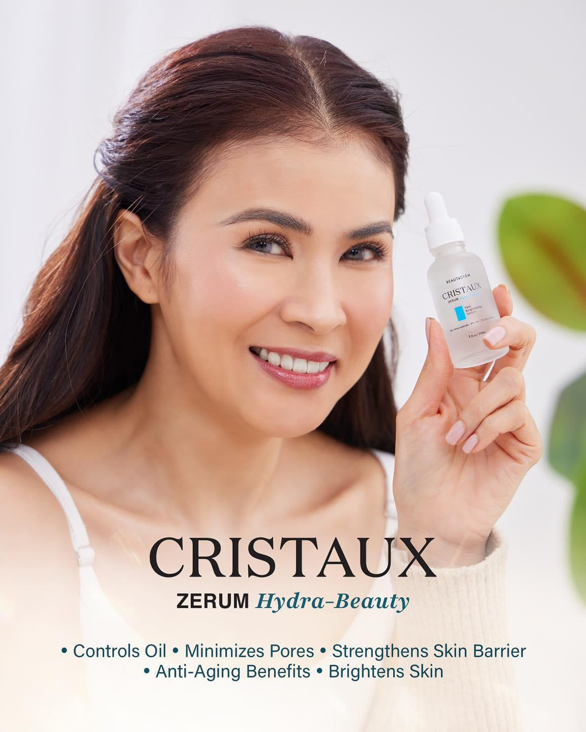 Beautederm Cristaux Zerum Hydra-Beauty: Skin Brightening Serum, 30ml / 1 fl. Oz