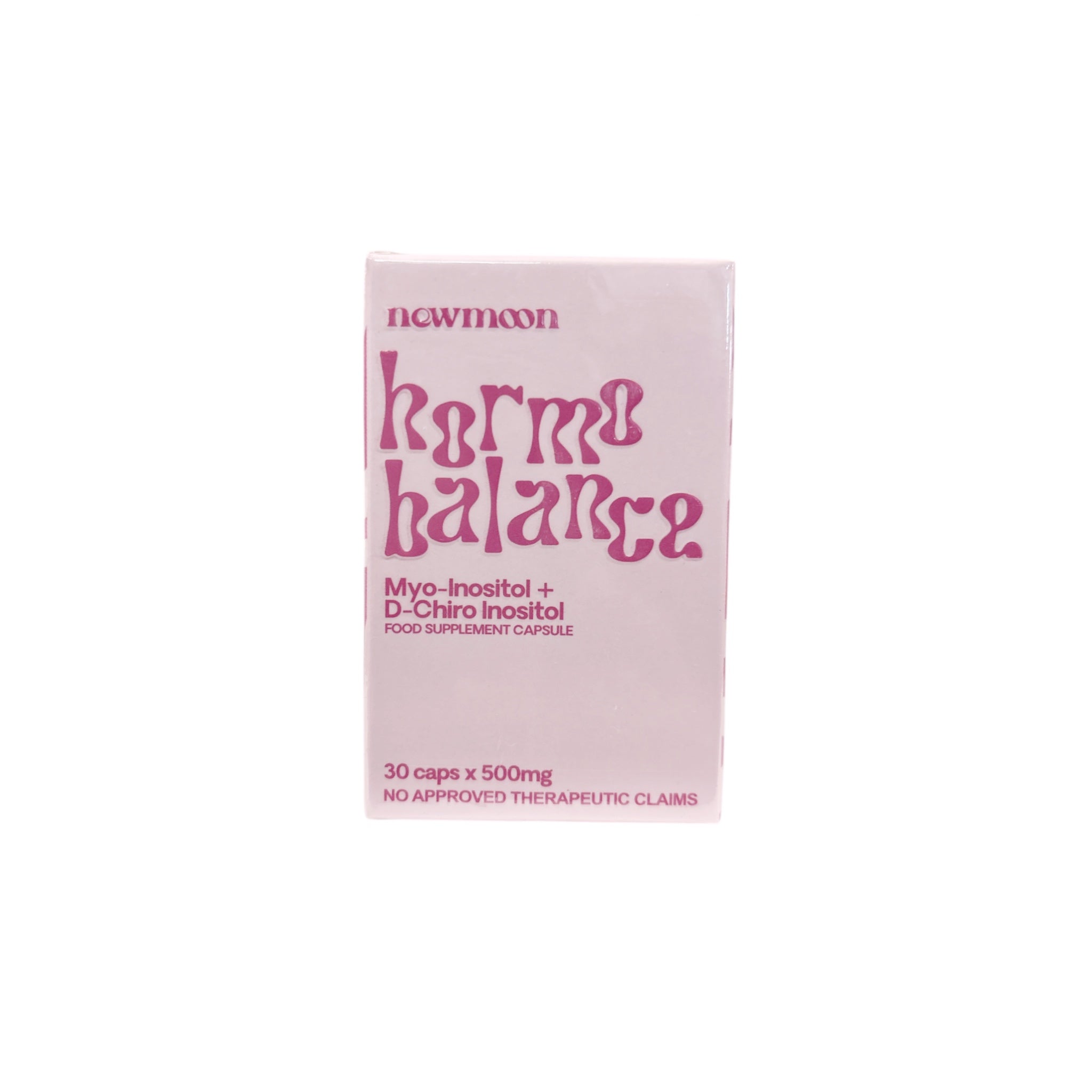 New Moon Hormo Balance – Myo-Inositol + D-Chiro Inositol Food Supplement Capsules | 30 x 500mg | Supports Hormonal Harmony, Reproductive Health, and Metabolic Function