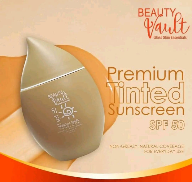 Beauty Vault Premium Tinted Sunblock SPF 50 PA+++, 50g