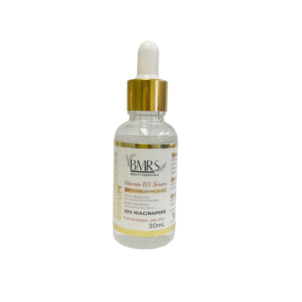 BMRS Beauty Essentials Niacinamide Serum with Hyaluronic Acid, 30ml / 1 fl oz