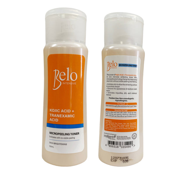 2 Bottles Belo Kojic & Tranexamic  Acid Micropeeling Toner 100ml