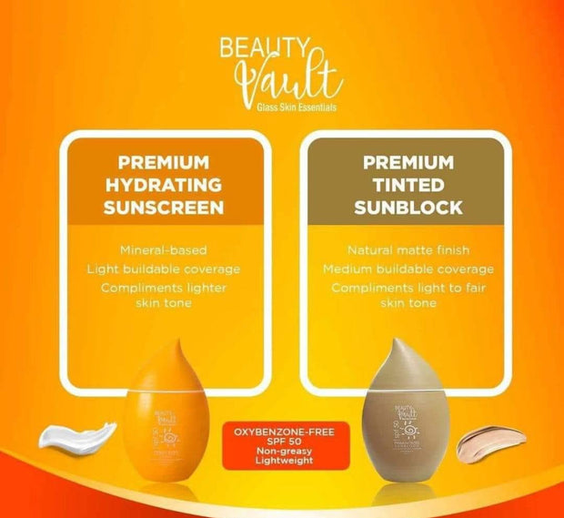 Beauty Vault Premium Tinted Sunblock SPF 50 PA+++, 50g