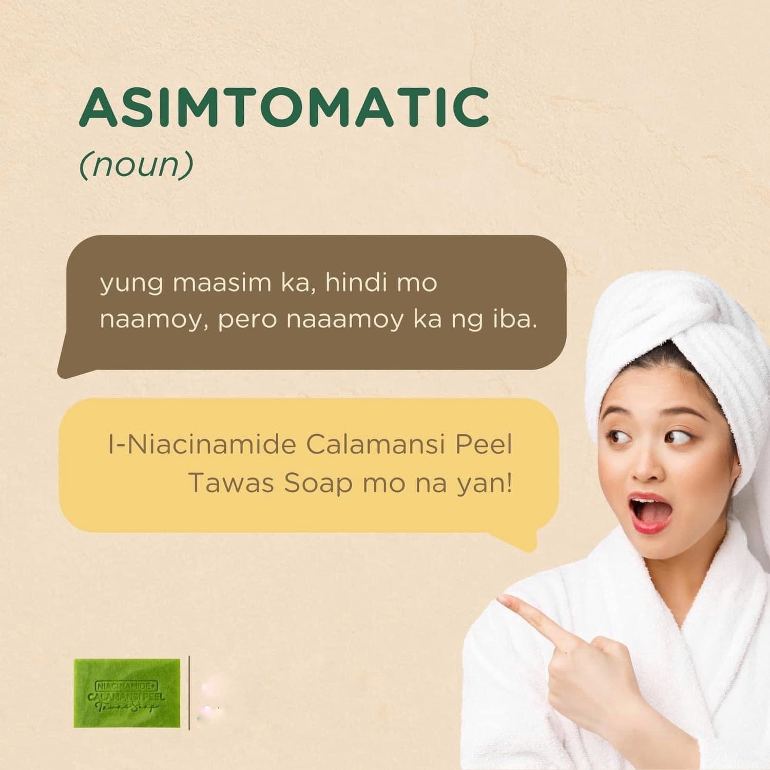 2 Bars NIACINAMIDE + CALAMANSI PEEL Tawas Soap 100g