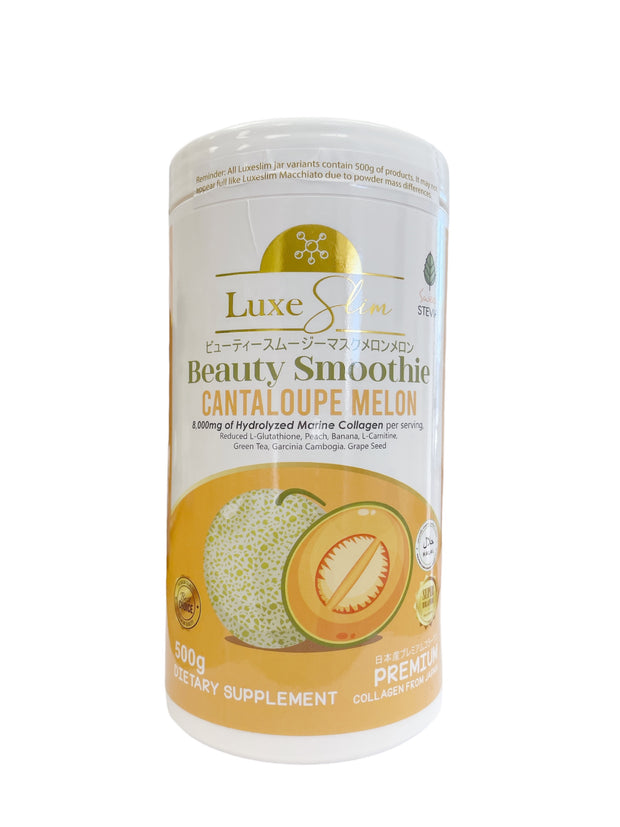 Luxe Slim Beauty Smoothie Cantaloupe Melon - Half Kilo Canister
