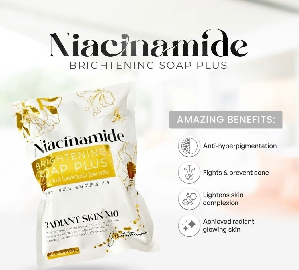 AR Niacinamide Radiance Soap - 80g | Enriched with Niacinamide & Licorice Extract for Healthy, Glowing Skin