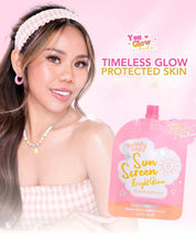 You Glow Babe Beauty White Sunscreen Bright Glow with Sea Buckthorn SPF 50 PA+++  (Solo or Twin Pack)