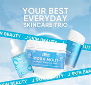 JSkin Beauty Everyday Trio: Hydra Moist Water Sleeping Mask, Hy-Drop Glow Boost Serum & Hydra Shield UV Essence