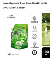 Luxe Organix Aloe Vera Soothing Gel 99% 100ml Sachet