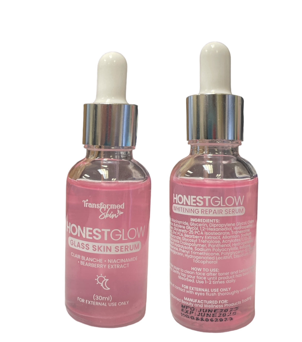 Transformed Skin HonestGlow Glass Skin Serum, 30ml - EXPIRES JUNE 2025