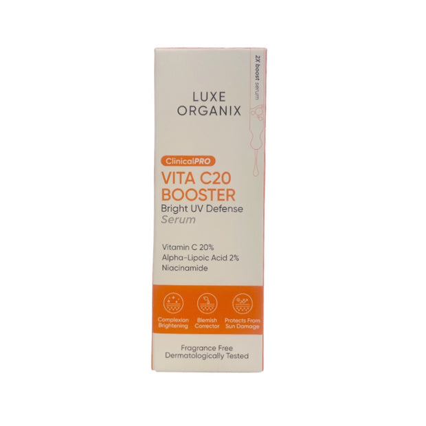 Luxe Organix Clinical Pro Vita C20 Booster Serum, 30ml