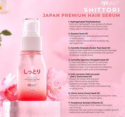 Ryxskin™ SHITTORI Japan Premium Hair Serum 40 mL — Smooth & Shine, Lightweight Non-Greasy Formula with Camellia & Yuzu Seed Oils — Nourishing Leave-In Serum for Silky, Frizz-Free Hair, Made in Japan