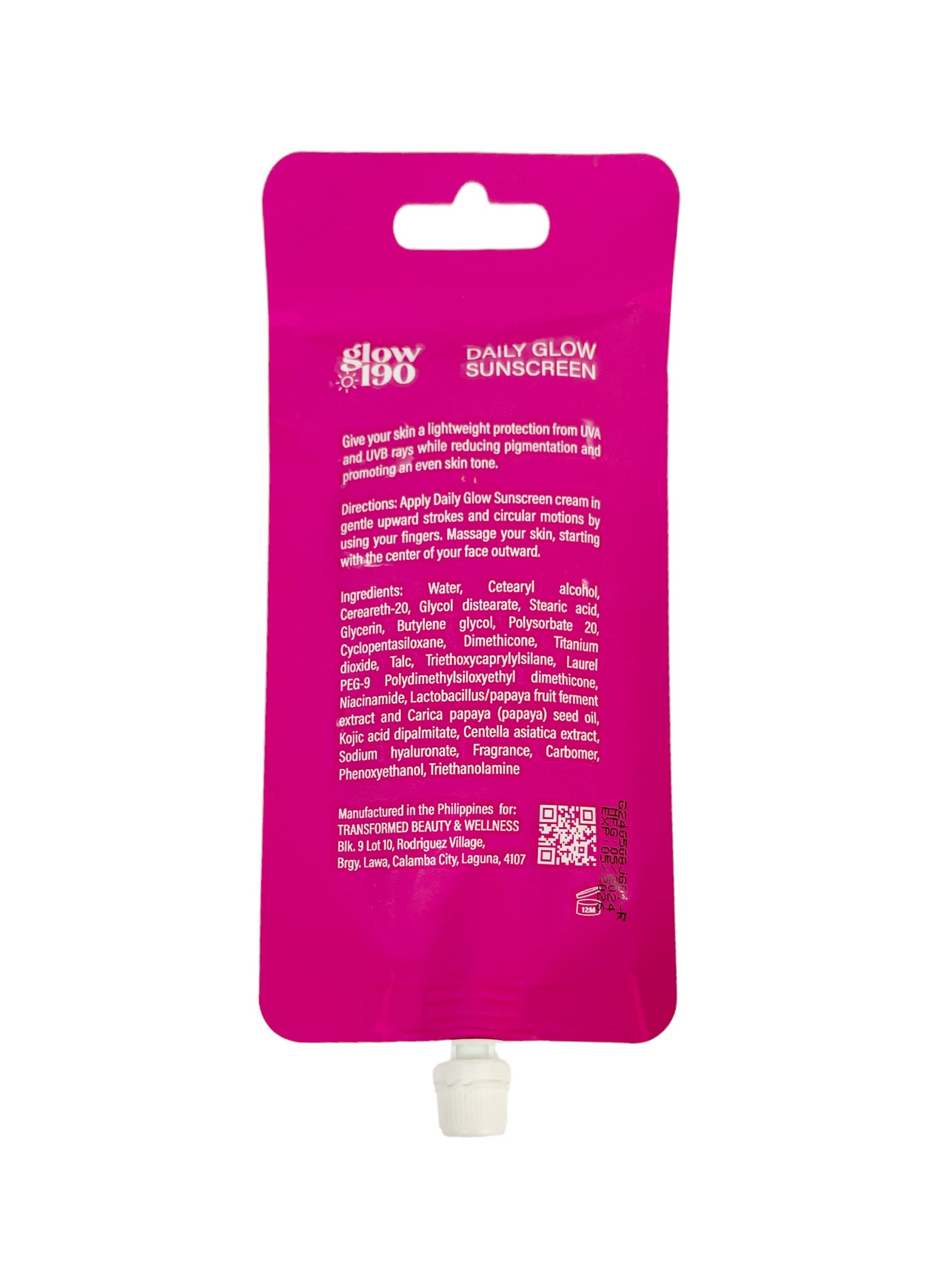 Honestglow Glow 190 Daily Glow Sunscreen SPF 30 PA+++, 50g