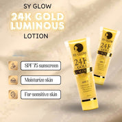 SY GLOW 24K Luminous Brightening Whitening Lotion SPF 75 (250ml)