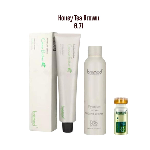 Bremod Premium Series Honey Tea Brown Hair Color Set