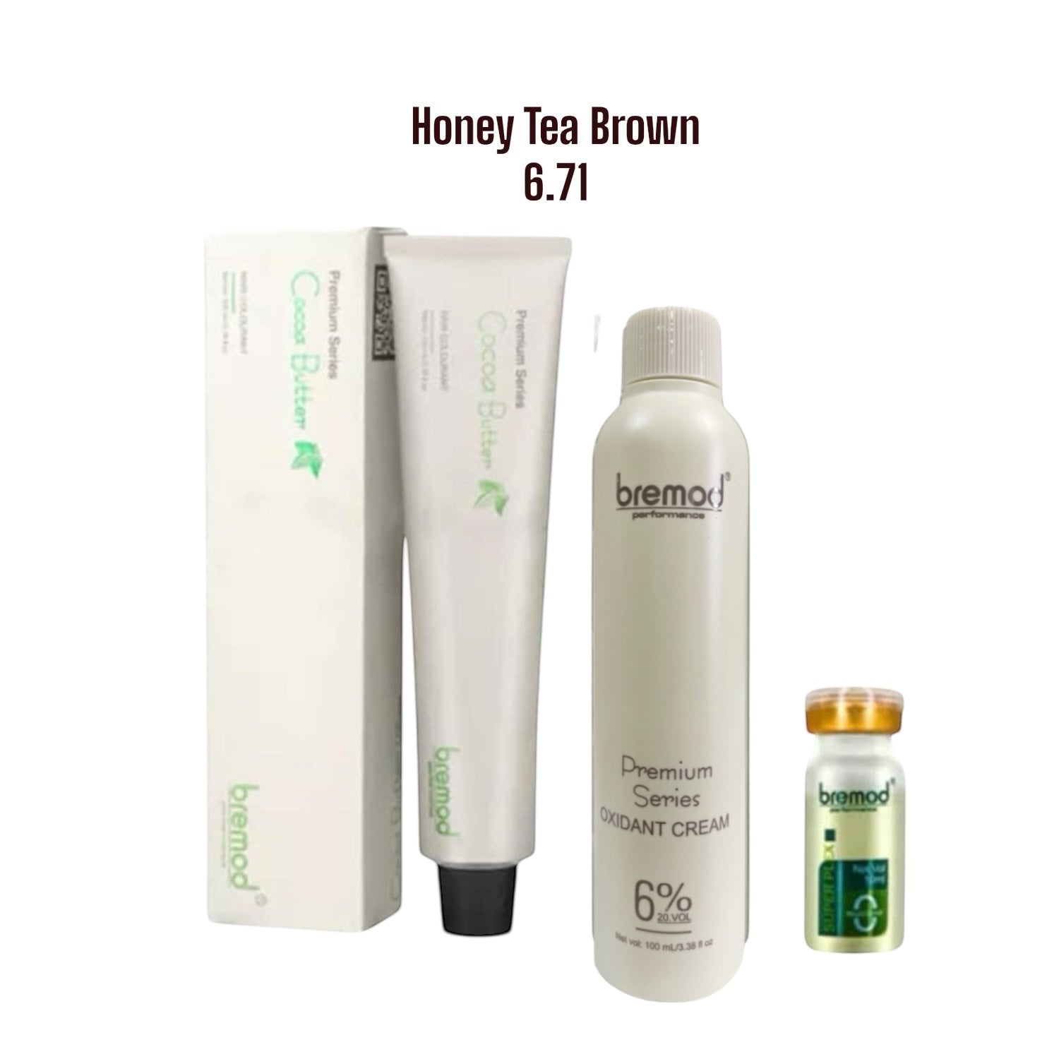 Bremod Premium Series Honey Tea Brown Hair Color Set