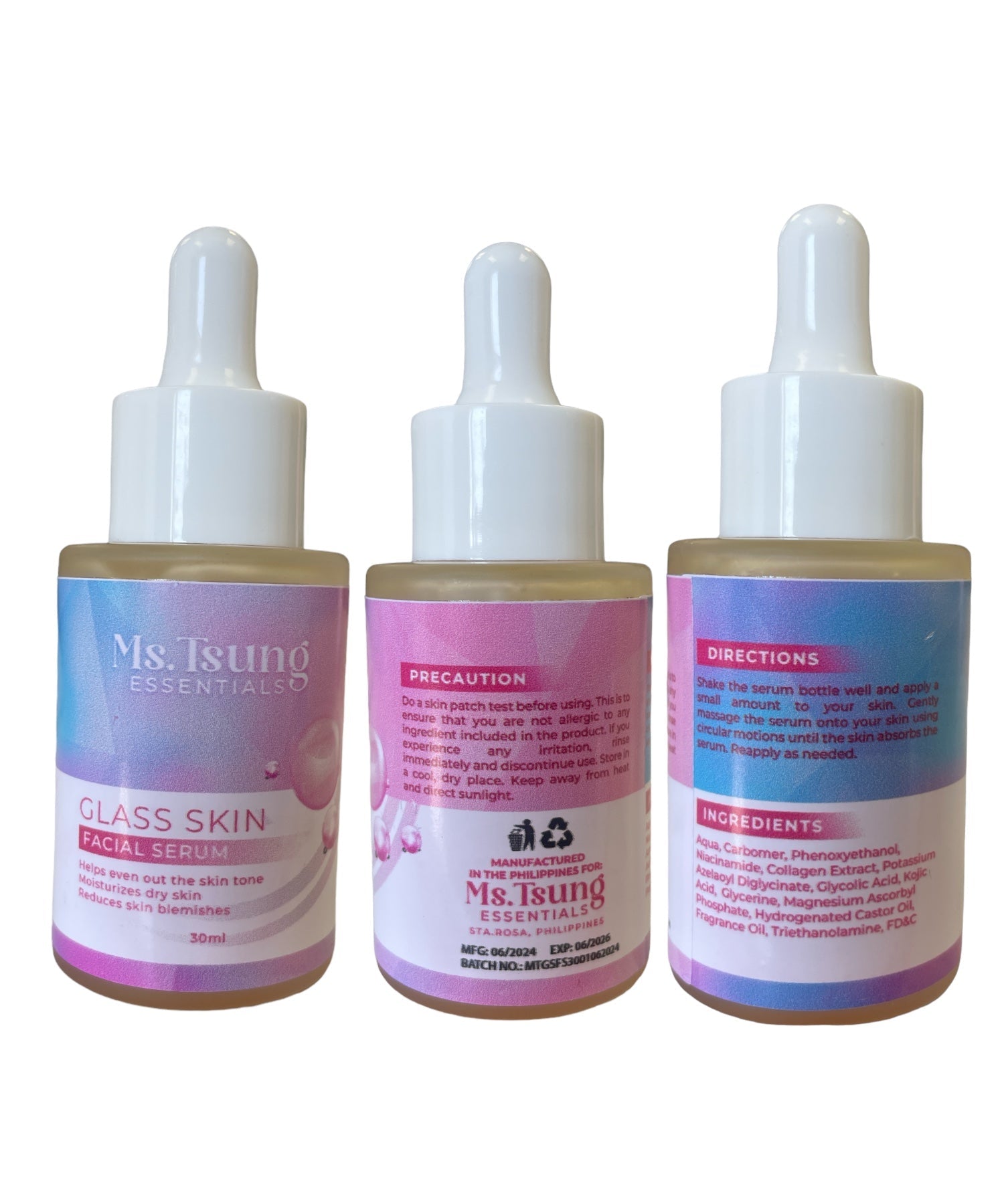 Ms. Tsung Essentials Daytime Glass Skin Beauty 4-PIECE Bundle