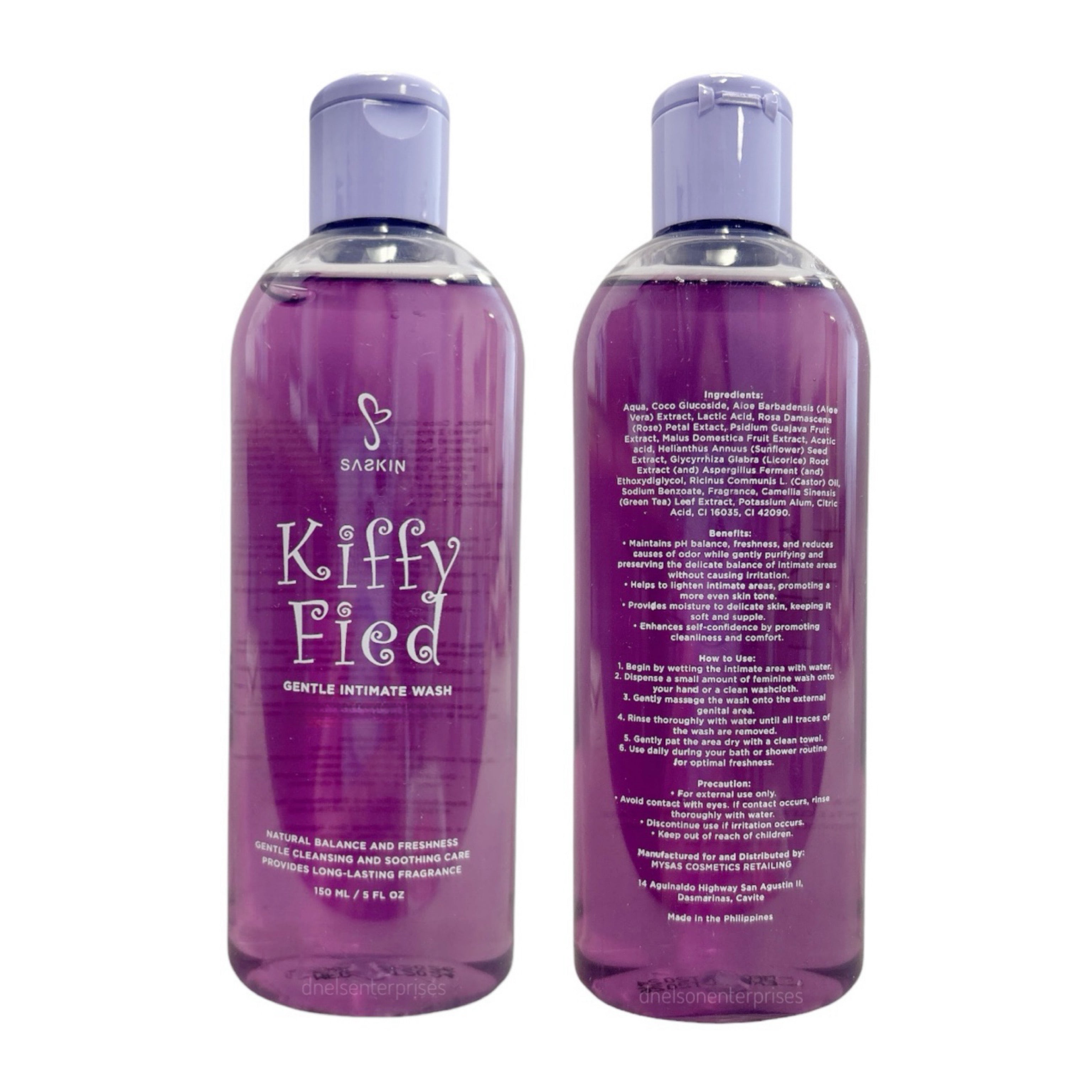 Saskin KIFFY FIED Gentle Intimate Wash with Cooling Effect - 150ml