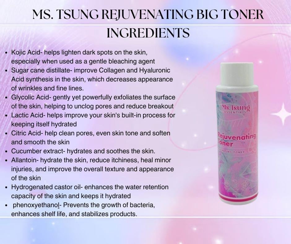 MS.TSUNG Essentials Rejuvenating Toner, 120ml