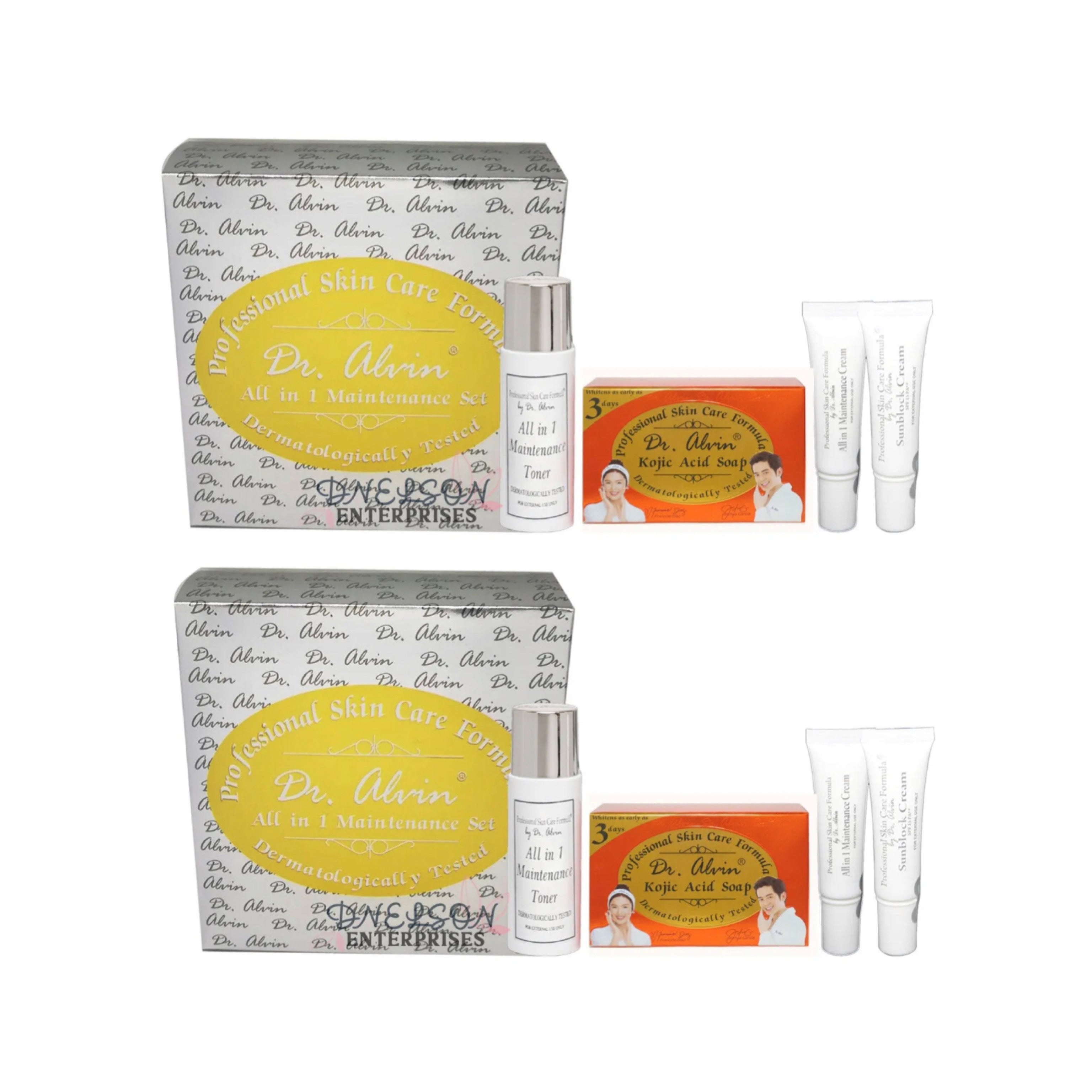 2 Sets Dr. Alvin All in 1 Maintenance Facial Set