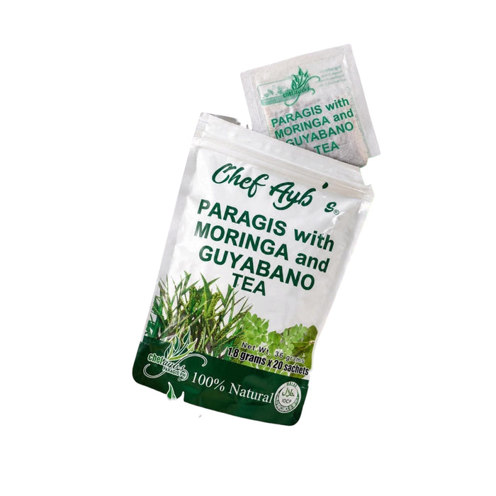 Chef Ayb's Paragis with Moringa and Guyabano Tea - 20 Sachets (1.8g Each)
