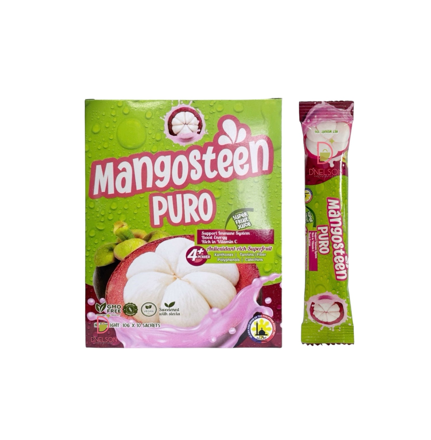 2 Boxes Mangosteen Puro Super Fruit Juice by Madam Kilay