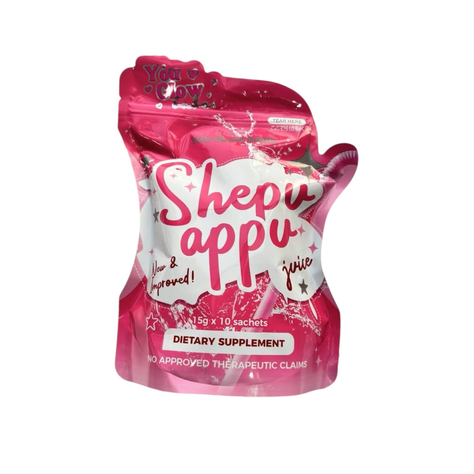 You Glow Babe SHAPE UP Juice SHEPU APPU, 10 Sachets x 15g