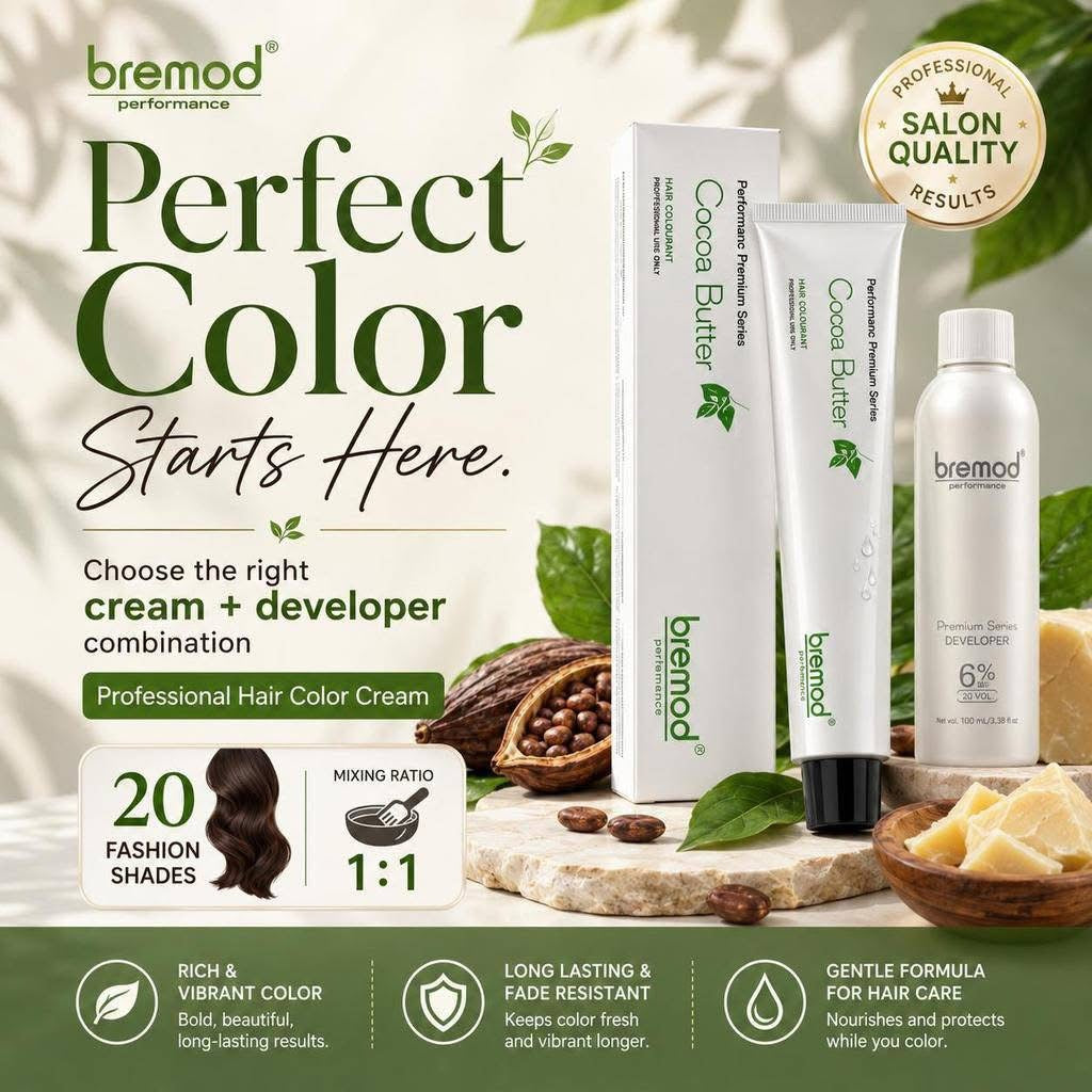 Bremod Premium Series DUST Hair Color 3-Piece Set