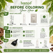 Bremod Premium Series DUST Hair Color 3-Piece Set