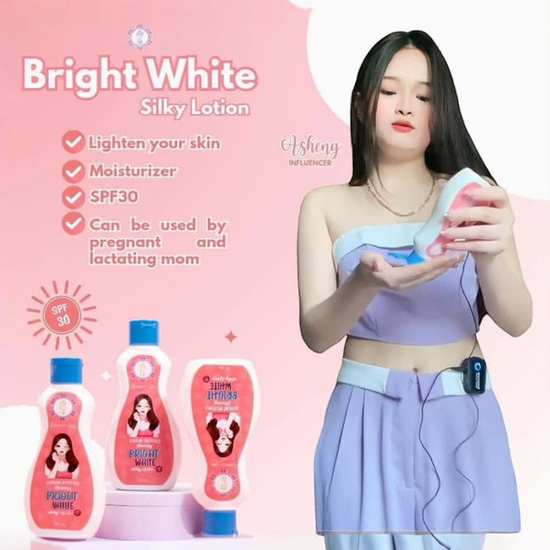 Gorgeous Glow Korean-Inspired Glowing Bright White Silky Lotion, 250ml