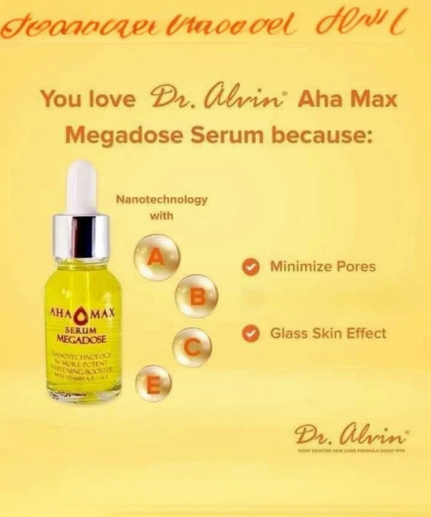 Dr. Alvin AHA Max Megadose Serum, 30ml