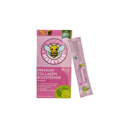 Hubby Bee PREMIUM COLLAGEN BOOSTER MIX - 50,000 MG - Korean Marine Collagen, Japanese L-Glutathione, Apple Stem Cells & Chia Seeds - Calamansi & Green Tea Flavor - 18gx10 Sachets