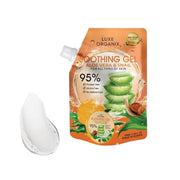 Luxe Organix Aloe Vera & Snail Soothing Gel 95% 100ml Sachet